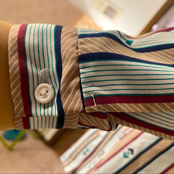 VINTAGE 70s ACT III BUTTON DOWN SHIRT - Picture 11 of 16